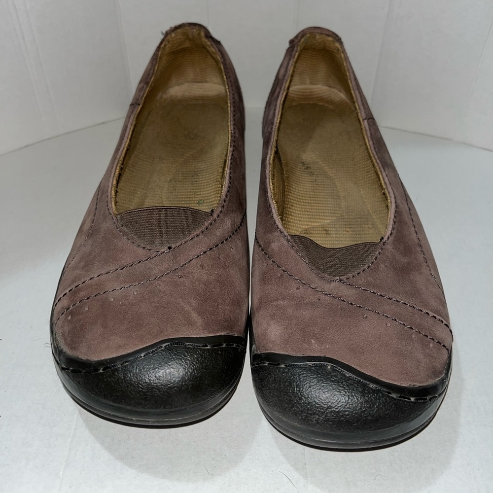 Keen Sterling City Slip On Loafers Brown Nubuck Women's Size 9